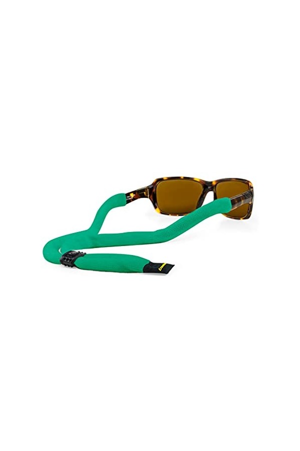 Croakies Cotton Suiters Attache pour Lunettes Émeraude