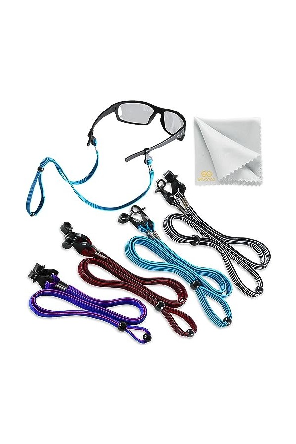 SIGONNA Sangles de support pour lunettes – Sangle de lunettes de soleil de sport pour homme et femme – Supports de lunettes a