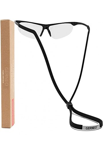 GERNEO® - ORIGINAL - Sangle de lunettes de sport fiable en tissu - Sangle de lunettes imperméable et maintien ferme pour lune