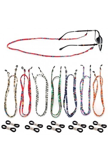 5 Pcs Chaîne De Lunettes en Cuir PU Lunettes De Corde Cordon Cordon Cordon Garder Multicolore Corde Tressée Porte-Lunettes Ch