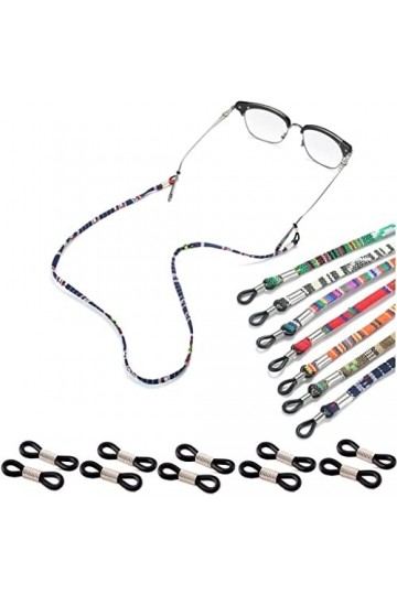 5 Pcs Chaîne De Lunettes en Cuir PU Lunettes De Corde Cordon Cordon Cordon Garder Multicolore Corde Tressée Porte-Lunettes Ch
