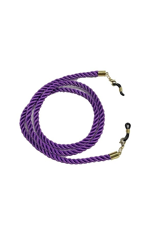 xmf Chaîne de lunettes de soleil, cordon de lunettes antidérapant, cordon léger de tour de cou de 78 cm, Rouge, taille unique