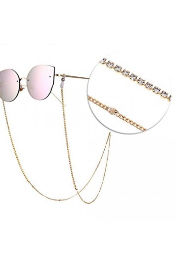 Générique OL Style Zircon cristal chaîne pour lunettes lanière rétro lunettes chaînes mode femmes lunettes de soleil sangles 