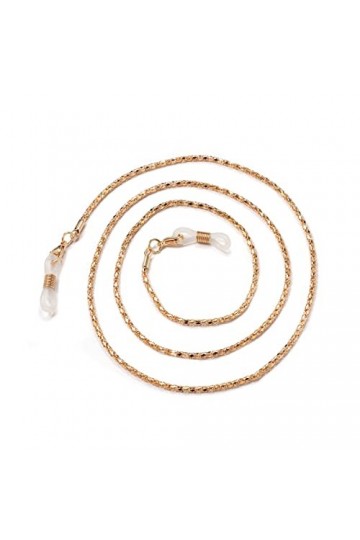 Générique Unisexe lunettes de soleil lanière sangle collier métal lunettes lunettes chaîne cordon pour lunettes de lecture sa