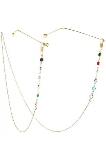 Chaînes de lunettes pour femmes Support de lunettes Support de sangle de lunettes Sangle de retenue de lunettes de soleil co