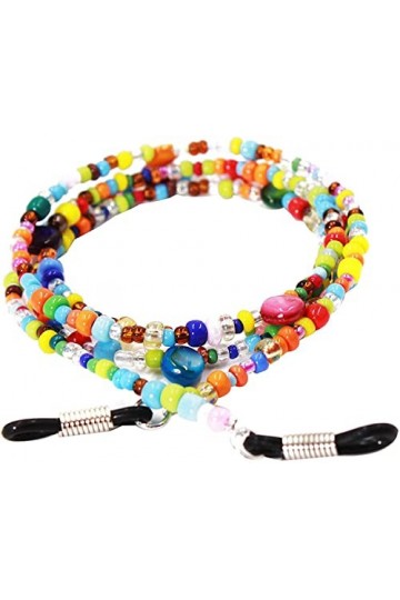Générique Chaîne de lunettes perlée Porte-chaînes de lunettes Cordon de lunettes perlé Lunettes anti-dérapantes Sangle de lun