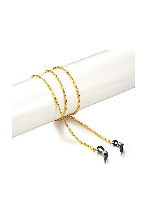 Chaîne de lunettes lunettes de soleil en métal exquis porte-lunettes délicates Pratique et utile