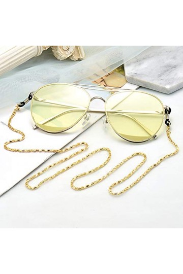 Chaîne de lunettes lunettes de soleil en métal exquis porte-lunettes délicates Pratique et utile