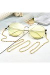 Chaîne de lunettes lunettes de soleil en métal exquis porte-lunettes délicates Pratique et utile