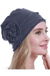 osvyo Chemo Headwear Turban pour Femme – Bonnet Contre la Perte de Cheveux – Emballage scellé Clair céruléen