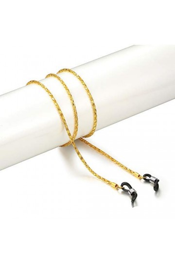 Générique Chaîne de lunettes lunettes de soleil en métal exquis porte-lunettes délicates créatif et utile