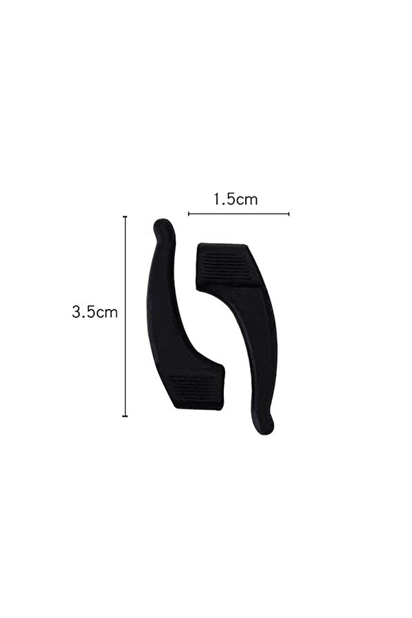 Générique Silicone lecture lunettes lunettes de soleil Temple pointe oreille crochets support de poignée lunettes retenue lun