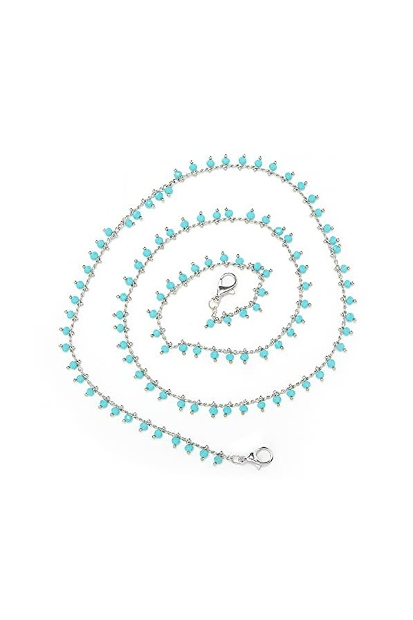 01 Sangle de Collier de chaîne de lanière, chaîne de Support de Couverture de Visage en Plastique légère pour lescalade pour