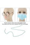 01 Sangle de Collier de chaîne de lanière, chaîne de Support de Couverture de Visage en Plastique légère pour lescalade pour