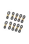 WUUISDNX 10 pièces chaîne de lunettes se termine connexion efficace réglable fiable lunettes connecteurs lunettes support de 