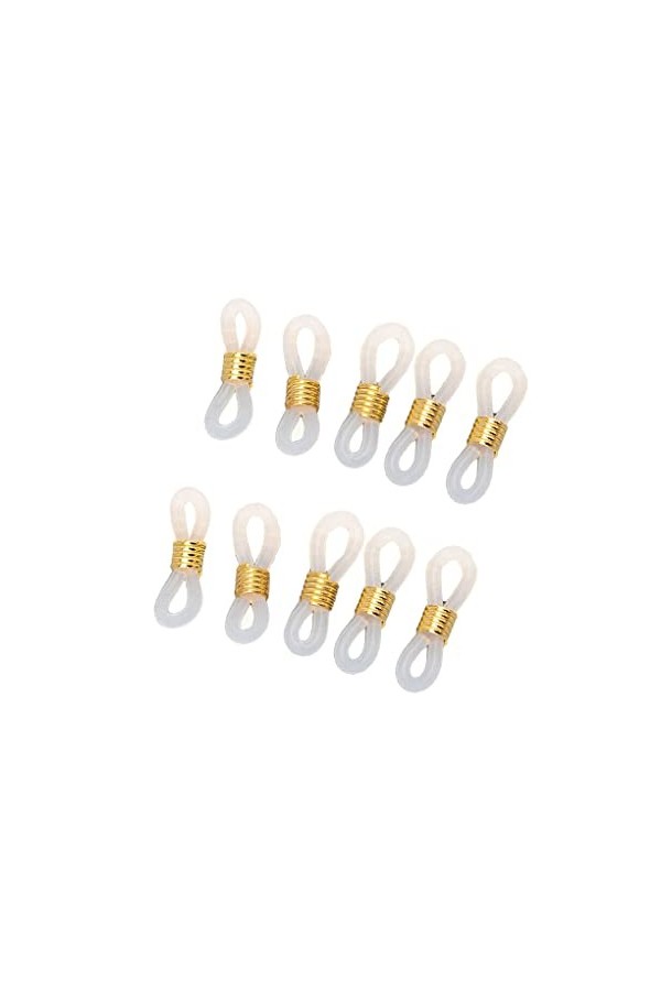WUUISDNX 10 pièces chaîne de lunettes se termine connexion efficace réglable fiable lunettes connecteurs lunettes support de 