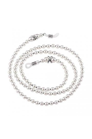 Hongma Chaîne Pour Lunettes Antidérapant Cordon à Lunettes Perles Alignés Accessoire