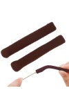 Kasmole Coussinets doreille pour Lunettes | Manchons Lunettes à Tricoter,Bras élastiques pour Lunettes antidérapants, Coussi