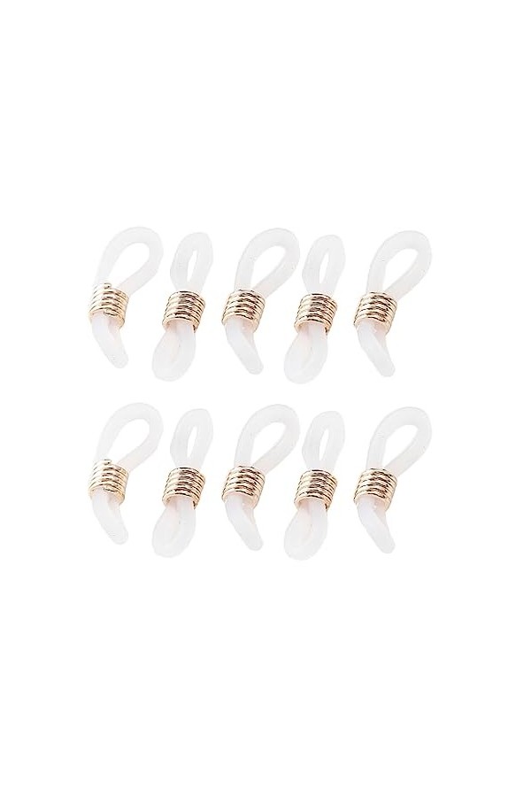 Ailan 10 pièces chaîne de Lunettes se termine Efficace Connexion métal Boucle Lunettes retenue pour Lunettes de Soleil Collie