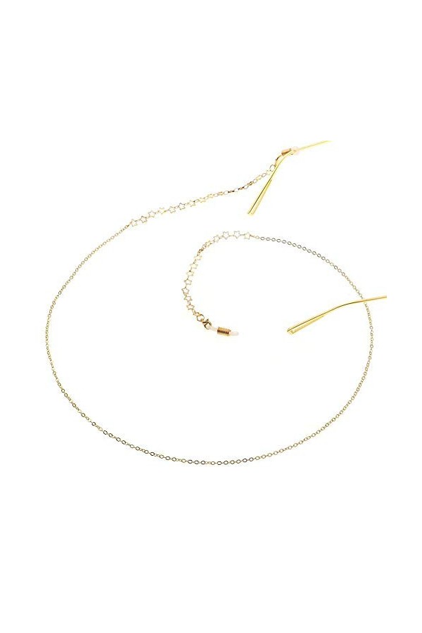 Chaîne de lunettes en alliage de qualité supérieure pour femme - 70 cm - Taille M - Autres pierres précieuses, conforme à li