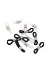 FSSTUD 40 Pièces Caoutchouc Boucle Attache pour Chaîne de Lunettes Connecteurs de Cordon de Lunettes