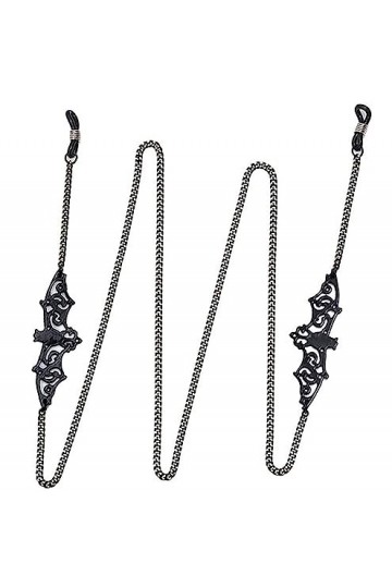 Générique Lunettes de soleil cordon porte-lunettes creux chauve-souris perles lunettes chaîne lunettes de lecture porte-lunet