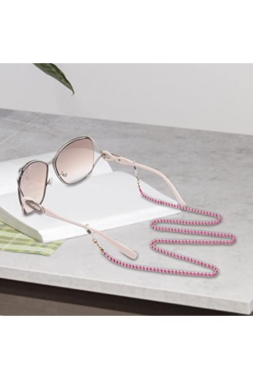 TOSIER Longe à lunettes,Support dlonge couverture visage - Chaînes décoratives Corà lunettes pour femme, cordon lunettes ant