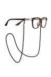 Ousyaah Chaînes de Lunettes, Chainette de Lunettes en Cuir Tressé, Cordon Lunettes Chaîne Lunettes de Soleil Lunettes Chaîne 
