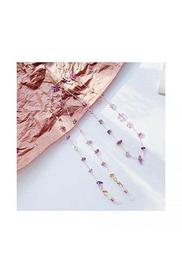 BVSPA Chaîne de lunettes colorée tendance pour femme - Sangle de lunettes multifonction - Accessoire de décoration - Cordon B