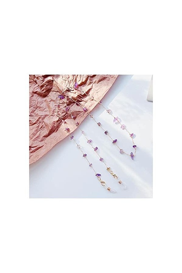 BVSPA Chaîne de lunettes colorée tendance pour femme - Sangle de lunettes multifonction - Accessoire de décoration - Cordon B