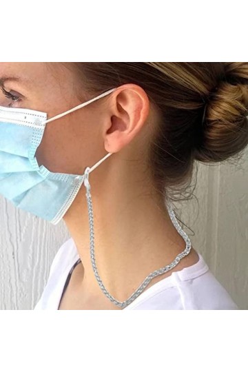 FacynChaîne à Lunettes pour Femme, Cordon à Lunettes en métal antidérapant, Cou chaîne visière chaîne Lunettes pour Lunettes 