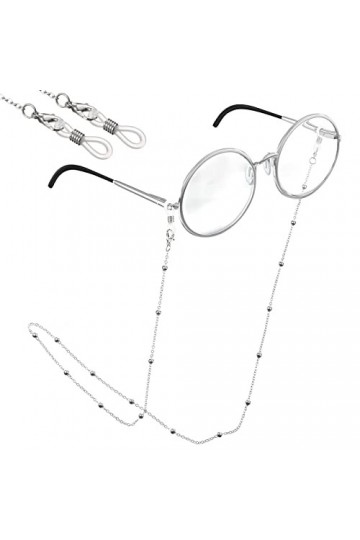Xinjieda ZYElroy Chaîne Lunettes de soleil Porte-Lunettes Lunettes Cord Lunettes de lecture Perles Collier cordon