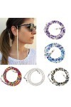 Lanière de lunettes multifonction Bohème coloré perles collier chaîne chaîne chaîne perlée cordon pour lunettes Wo Y9E6 masqu