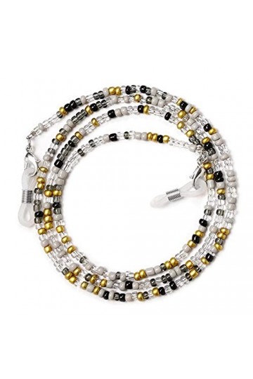 ZXCVWWE Lanière de lunettes multifonction Bohème coloré perles collier de lunettes chaîne masque cordon lunettes chaîne Y9E6 