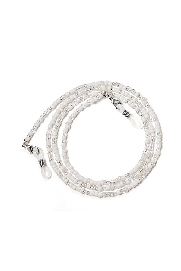 ZXCVWWE Lanière de lunettes multifonction Bohème coloré perles collier de lunettes chaîne masque cordon lunettes chaîne Y9E6 