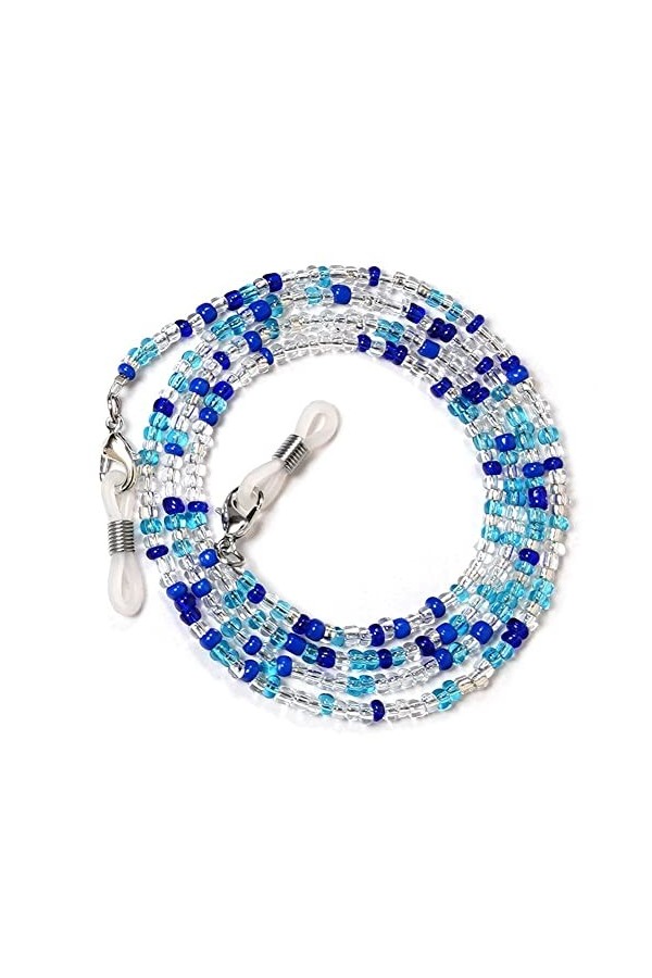 Cikiki Chaîne de lunettes colorée Bohème Longueur Réglable Cordon Cordon Lunettes de Lecture Perdu Sangle W3G9 Mode Chaîne Lu