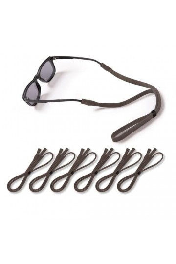 Gehanico Cordon Lunette Sangles de Lunettes Réglables 6 Pièces Sangles de Lunettes Cordons Ajustable Universel Lunettes Sangl