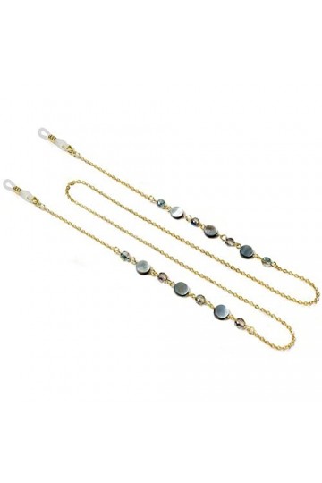 RJSQAQE Chaîne de lunettes pour femme, sangle de lunettes de soleil autour du cou, support de lunettes, collier de lunettes d