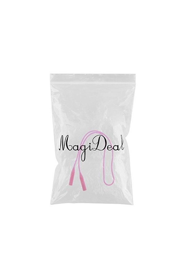 Cordon à Lunettes de Soleil en Silicone Support Porte Lunettes Style Sport - Rose