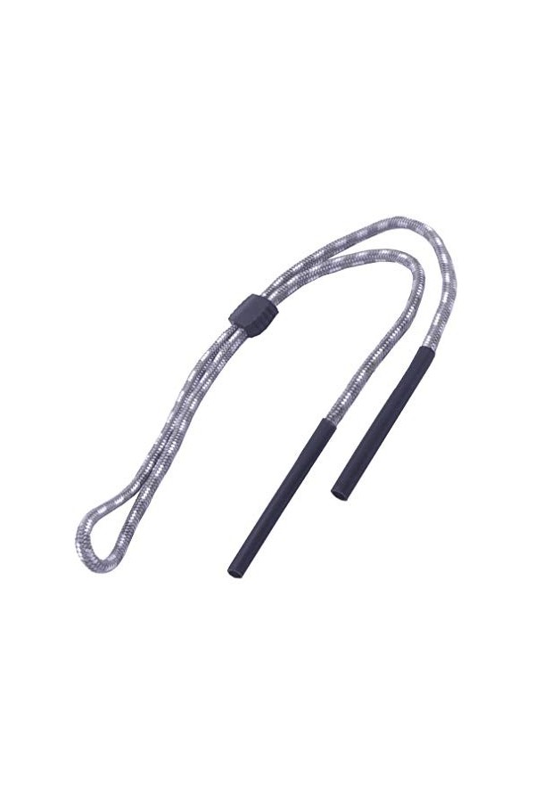 COMVIP Antidérapant Cordon à Lunettes Sport pour Femme Homme Attache-Lunettes Gris