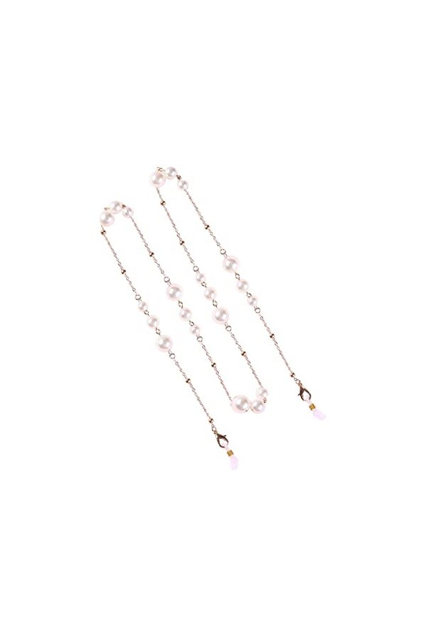 BOTCAM Chaîne de lunettes pour lunettes de soleil et cordes pour femmes - Noir, b, taille unique