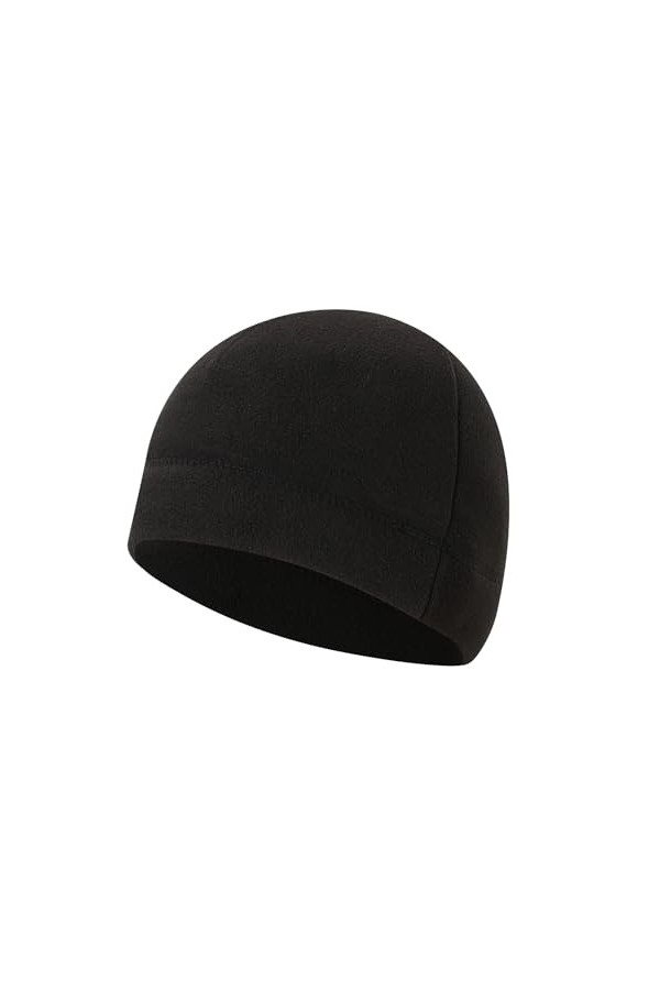 Senbaler Légers Running Bonnet, Multifonctionnel Chapeaux, Bonnet de Course pour Hommes Femmes, Moto Vélo Noir 