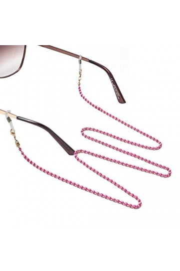 OKUYAN Cordon à lunettes avec perles - Collier tendance - Pour femme et fille