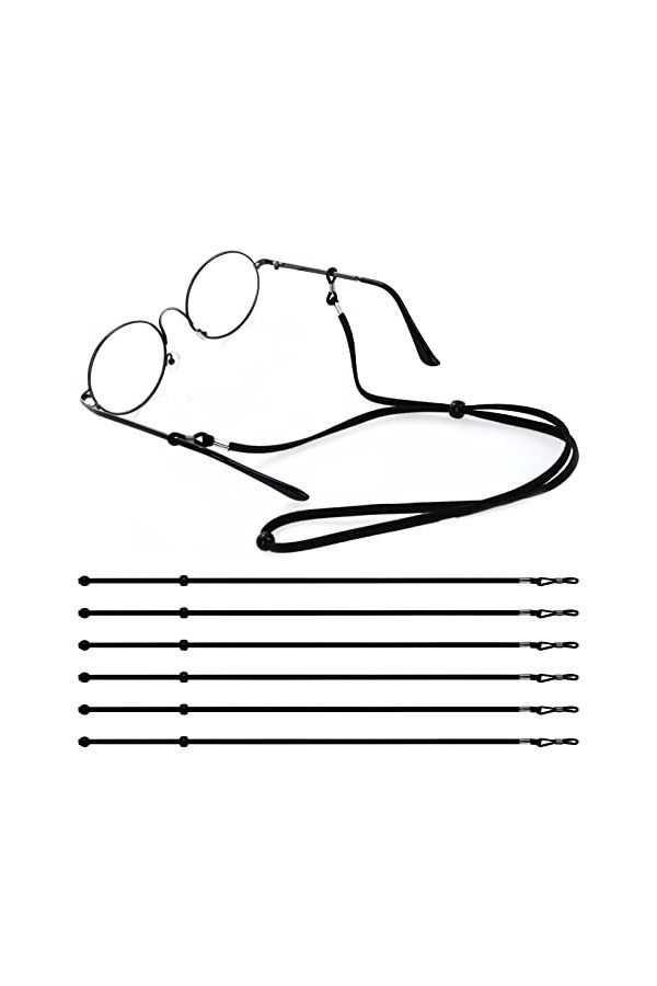 WLLHYF Cordon de Lunettes de Soleil Cordon de Lunettes de Sport Sangle de Retenue de Lunettes de Sport Cordon de Chaîne de Lu