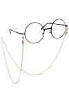 WLLHYF Chaîne de lunettes pour femme Chaîne de perles Corde à lunettes 1 porte-sangle autour du cou pour femme Lecture du sol