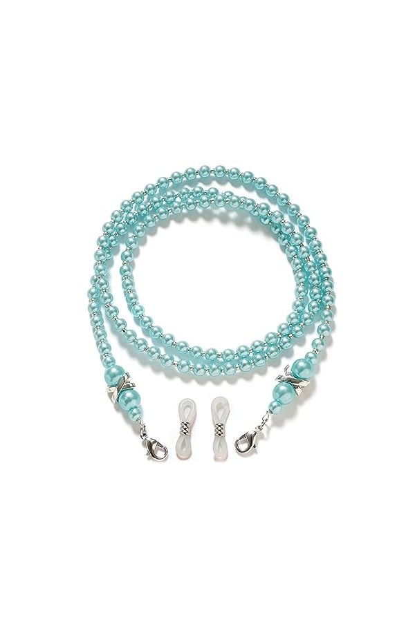KLOVA Cordon Lunettes Lecture Pour Femmes Chaîne Lunettes Perlées Sangle Cordon Lunettes Support Chaîne Lunettes Support Cord