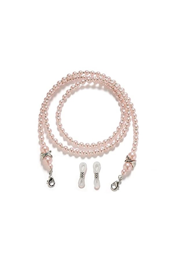 KLOVA Cordon Lunettes Lecture Pour Femmes Chaîne Lunettes Perlées Sangle Cordon Lunettes Support Chaîne Lunettes Support Cord