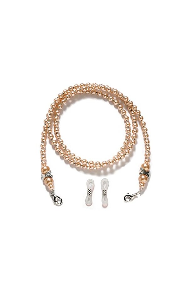 KLOVA Cordon Lunettes Lecture Pour Femmes Chaîne Lunettes Perlées Sangle Cordon Lunettes Support Chaîne Lunettes Support Cord