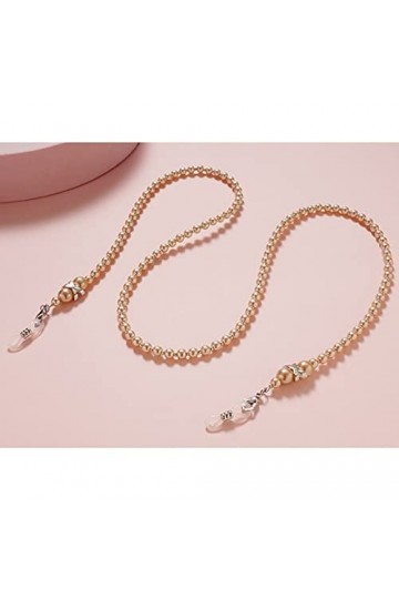 KLOVA Cordon Lunettes Lecture Pour Femmes Chaîne Lunettes Perlées Sangle Cordon Lunettes Support Chaîne Lunettes Support Cord