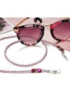 KLOVA Cordon Lunettes Lecture Pour Femmes Chaîne Lunettes Perlées Sangle Cordon Lunettes Support Chaîne Lunettes Support Cord